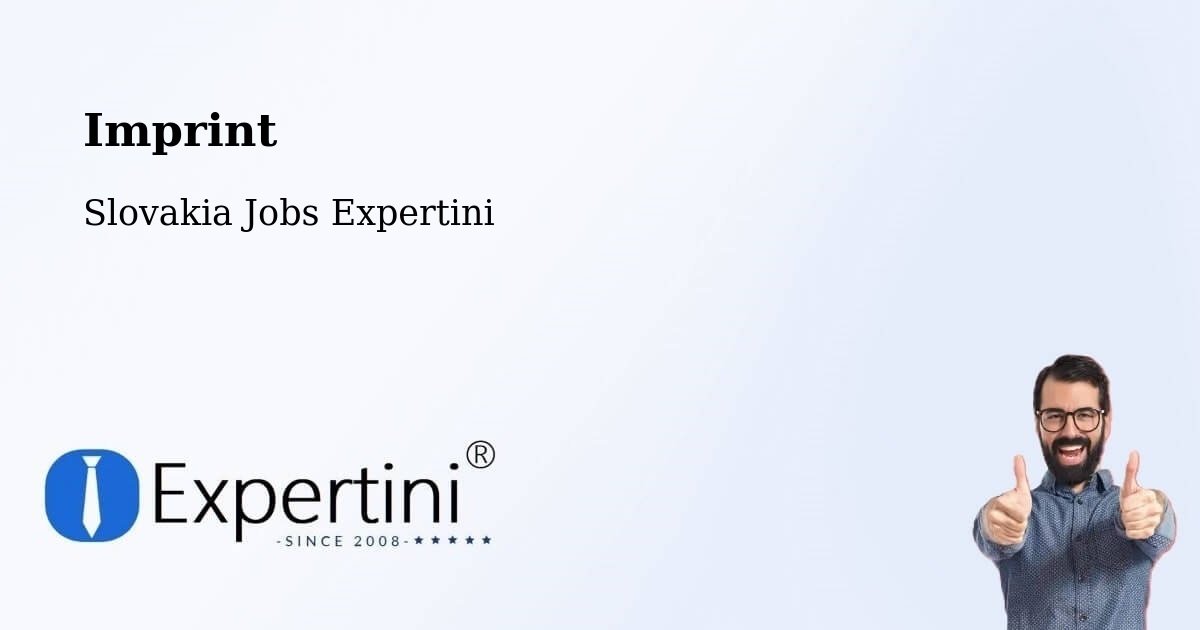 Imprint – Snina - Slovakia Jobs Expertini